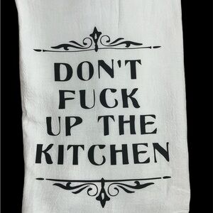 Flour Sack Towel 28x29, 100% Cotton, Sarcasm, Funny, Drinking, Friendship, Gifts